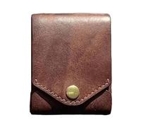 Compact PU Leather Small Wallet for Men and Women with Large Capacity Card Holder Pen Slot Multifunctional Compact Purse Business Card Holder