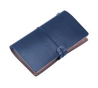 Compact PU Leather Travelers Notebook with Multiple Inserts Size Portable Diary Suitable for Students Professional Travel Journal