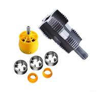 Compact PVC Pipe Threading Kit Combines Electric Hole Opener and Die for Streamlined Installation in Tight Spaces and Overhead Work Areas