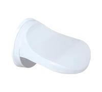 Compact PVC Suction Cup Shower Footrest - Wall Mounted Stool for Leg Support and Bathroom Space Saving