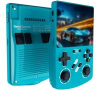 Compact R40XX 128G Handheld Game Console, 4.2 Inch Display Pocket Game Console Supporting System And Two Player For Arcade Games(Blue)