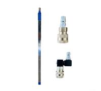 Compact Radiator Flush Tool with 2000PSI High Water Pressure, Stainless Steel Construction, and Two Quick Connectors Designed to Access Hard to Reach Radiator Spots (A)