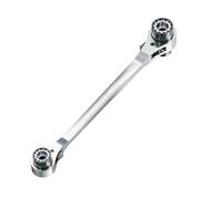 Compact Ratchet Wrench 8 Sizes 1 Tool Anti-Slip Grip Double Head Design Spanner Industrial Steel Material Long Multi-Function Ratchet Wrench