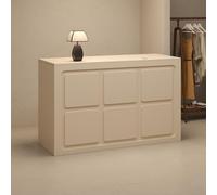 Compact Reception Desk Front Counter for Offices & Lounges Customer Experience Enhancer Space-Saving Design Efficient Service Station