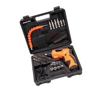 Compact Rechargeable Electric Driver for Narrow Spaces Highlighting Modifiable Grip Flexible Attractive Rod Comprehensive Tool Set Modifiable Grip