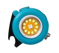 Compact Rechargeable Pocket Light Keychain with Magnetic Clip, Adjustable Bracket, and Hidden Bottle Opener for Outdoor Activities and Repairs (Blue)