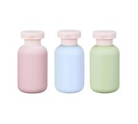 Compact Recyclable Squeeze Bottles for Cosmetics Permanent POLYETHYLENE Polystyrene Aircraft Accepted Toiletry Planner Addons Sustainable Travel Canisters