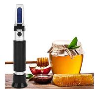 Compact Refractometer Brix Tester 0-10% with ATC for Comfortable Use, Suitable for a Wide Range of Applications, Aluminum Material