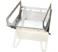 Compact Rocket Stove 304 Steel for Hiking Backpacking