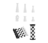Compact Rolls Up Chesses Board with Checkers Game Set
