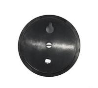 Compact Round Hygrometer Thermometer for Indoor Use with Clear Dial Scale Measuring Range -30~50°C and 10~90% For rh in Aluminum Alloy Housing 57mm Diameter