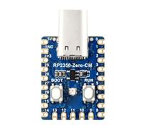 Compact RP2350 Controller Board with Castellated Layout, Type-C Plug-in Board for Soldered Integration, Embedded Learning and Device Control Projects