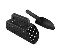 Compact Sand Scoop and Trowel Combination for Beach Treasure Hunters Needing Portable and Functional Digging Tools
