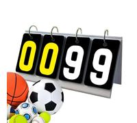 Compact scoreboard stand, flipper counter display, sports number board