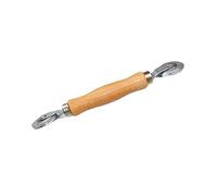 Compact Screen Rolling Tool Spline Roller with Wooden Handle & Steel Bearing Wheel Easy Rolling Tool Kit