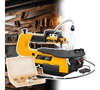 Compact Scroll Saw for Woodworking, Variable Speed for Home Workshops and Small Spaces, Multifunctional Woodworking Tool, Easy to Use