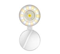 Compact Selfie Light - Magnetic Rechargeable Led, Magnetic Selfie Ring Light, 3 Brightness Levels Portable Clip On | Suitable for Women Men Content Creator Vlogger Live Streamer Traveler Professional