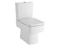 Compact Semi Flush to Wall Pan and Cistern WC Toilet (No Seat), 800x355mm Balterley White One Size