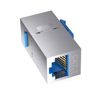 Compact Shielded RJ45 Connector RJ45 Coupler 10Gbps Data Transfer Network Panel Extension and Shielded Coupler Ethernet Extender for Cable Management