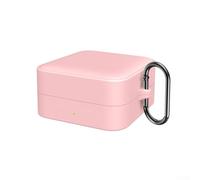Compact Silicone Case for Timekettle W4 Pro Earphones Protects from Dust and Damage (Pink)