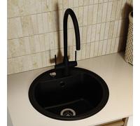 Compact Single Bowl Inset Composite Utility Sink Enza Laurie