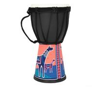 Compact Size Djembe Drum with Hand Painted Artistry and Rich Tonal Range Ideal for Stage or Group Music (A)