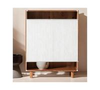 Compact Sliding Curtain Room Divider & Closet Door Screen Light Blocking for Bathroom & Kitchen (70x70cm/28x28in) Versatile Space Saver