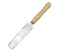Compact Small Japanese Hand Saw for Precise Wood Cutting Double-Sided 11/17 TPI Flush Cut Pull Saw with Wooden Handle Fine Tooth Pull Ideal for Trimming Pruning and Woodworking Tasks
