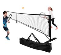 Compact Soccer Tennis Neat | Portable Tenis NeEt for Practice, 22ft Teennis Training Neet with Carry Bag, Detachable Driveway & Backyard Teennis Mesh Net for Soccer, Badminton