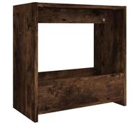 vidaXL Side Table Smoked Oak 50x26x50 cm Engineered Wood