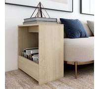 vidaXL Side Table Sonoma Oak 50x26x50 cm Engineered Wood