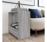 Vidaxl Side Table Grey Sonoma 50X26X50 Cm Engineered Wood