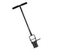 Compact Soil Drill Tool with Grip Handle for Effortless Flower Bed Preparation and Stone-Resistant Outdoor Gardening Aluminum Alloy Planting Drill