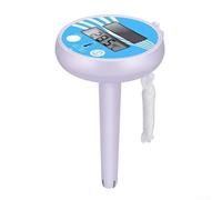 Compact Solar Panel Pool Thermometer with Clear Digital Display for Easy Reading