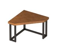 Compact Solid Wood Corner Desk Triangle Standing Desk for Small Spaces Writing & Laptop Workstation (100cm) - Ideal for Home Office & Study.