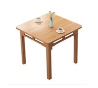 Compact Solid Wood Square Dining Table & Writing Desk - Versatile 80x80cm Small Table for Home Study, Computer Use, Eating & Working - Perfect for Small Spaces