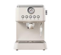 Compact Space-Saving 20 Bar Espresso Machine with Steam Wand, Fast Heating Espresso Maker with Single/Double Cup Modes and Detachable 1.5l Water Tank(White)