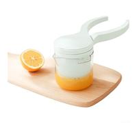 Compact Spiral Press Manual Juicer for Citrus Juice Extraction Lightweight Design for Home Kitchens and Small Space Storage (Green)