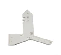 Compact Stainless Steel Angle Tool For Verifying 55 60 90 118 And 120 Degree Drill Points And Threads With High For Impact Resistance For Workshops