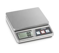 Compact stainless steel scale [Kern FOB 500-1S] Stainless steel design of the housing and weighing plate, Weighing Range [Max]: 0,5 kg, Readout [d]: 0,1 g