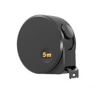 Compact Steel Tape Measure with Matte Finish and Dual Scales for Accuracy, Featuring Soft Grip Handle and Stable Anti-Slip Base (B)