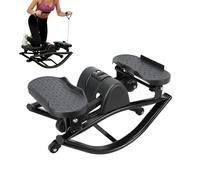 Compact stepper machine for cardio movements in less than 2 square meters. Step on in consistency - no gym required for knees, joints, legs, glutes, abs