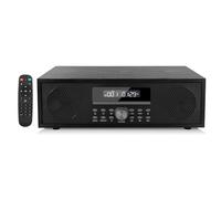 Compact Stereo System for Home, Vintage Micro HiFi Systems 2x20W Music System, 3.5mm Aux-in, USB Playback, Headphone Jack, Bluetooth Stereo Shelf Systems CD Player with Audio Out (JOVELL CD-169)