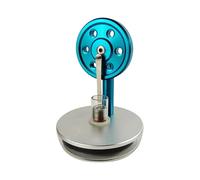 Compact Stirling Engine 2.95 Inch Diameter 3.94 Inch Height Works on Coffee Cup for Fun Physics Display Continuous Run Engine