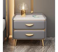 Compact Storage Solution with Dual Drawers for Bedroom and Living Room