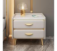 Compact Storage Solution with Dual Drawers for Bedroom and Living Room