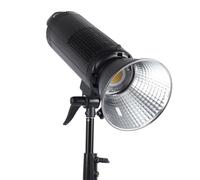 Compact Studio Flash Photography Strobe Light 300W 5500K CRI97+ TLCI≥97 Stepless Dimming Fan Cooling Silent for Live Streaming Video Recording (UK Plug)