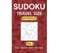 Compact Sudoku: Pocket-sized Puzzle Book with Varying Difficulty: Travel Friendly Sudoku Puzzle Book - Brain-Boosting Fun for Road Trips, Flights, and ... Vol.2 (Travel Sudoku Series : Volumes 1-3)