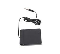 Compact Sustain Pedal, Silent Design, Quality Materials, Anti-skid Bottom, Diamond Lines, 3.5mm Interface, Universal Single Pedal for Musical Instruments, Suitable for Portable (6.35mm)