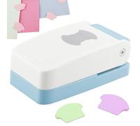 Compact Tab Craft Punch - Portable Paper Cutter with Loose Leaf Separator for Classification & DIY Projects - Scrapbooking Style A